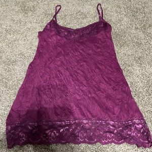 Purple, tank top, size medium